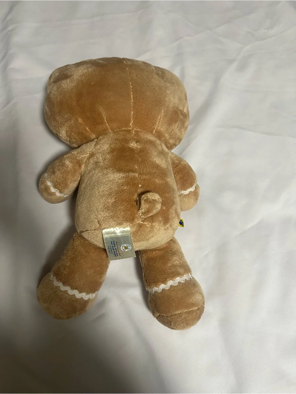 Build-A-Bear 2012 Brown Gingerbread hello kitty Cat Plush with Colorful Buttons